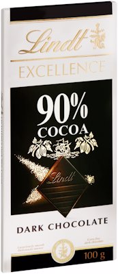 LINDT 90% COCOA DARK COCOLATE SLAB 100GR