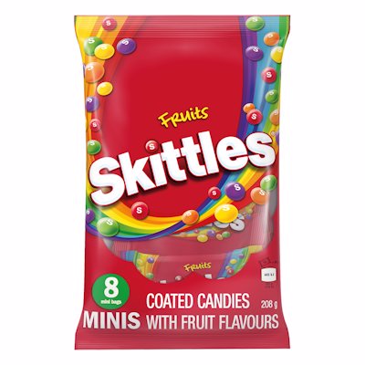 SKITTLES CANDY FRUITS 208GR