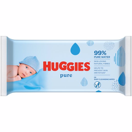 HUGGIES B/WIPES PURE 56'S