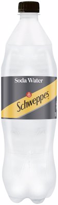SCHWEPPES SODA WATER NRPB 1LT