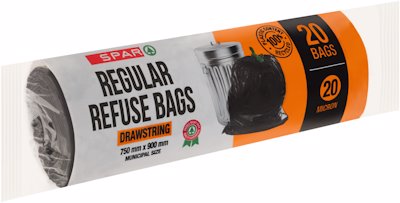 SPAR REFUSE  BAGS ON ROLL 20'S