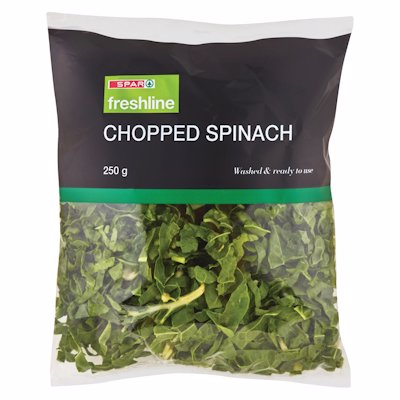 F/LINE CHOPPED SPINACH 250GR