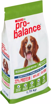 SPAR PRO-BALANCED DOG FOOD GRILLED CHICKEN 1.75K