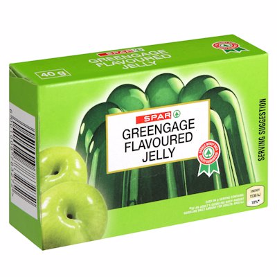 SPAR JELLY GREENGAGE FLAVOUR 40GR