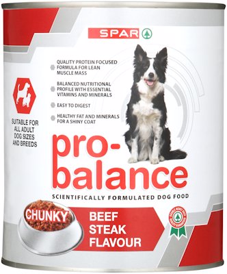 SPAR PRO BALANCE DOG FOOD GOURMET BEEF 775GR