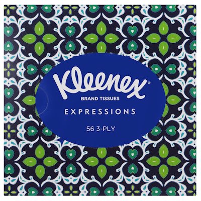 KLEENEX TISSUES EXPRESSIONS 3 PLY 56'S
