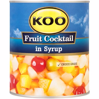 KOO FRUIT COCKTAIL IN SYRUP 825G