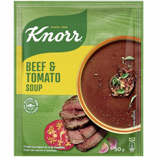 KNORR SOUP PKT BEEF & TOMATO 50GR