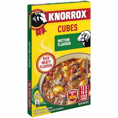 KNORROX MUTTON STOCK CUBES 12'S
