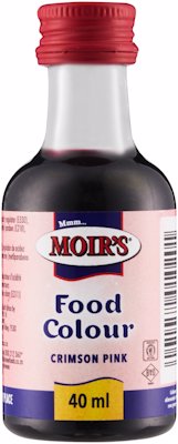 MOIR'S FOOD COLOUR PINK 40ML