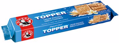 BAKERS TOPPER VANILLA FLAVOURED BISCUITS 125G