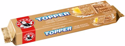 BAKERS TOPPER CUSTARD BISCUITS 125GR