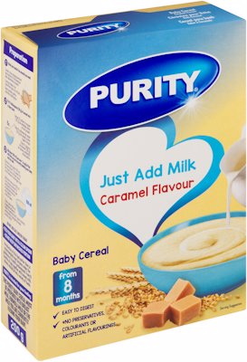 PURITY BABY CEREAL CARAMEL FLAVOUR 200GR