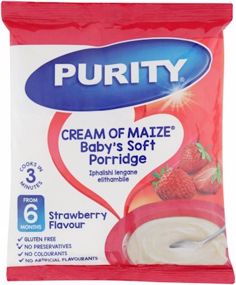 PURITY CREAM OF MAIZE STRAWBERRY FLAVOUR 400G