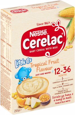 CERELAC BABY CEREAL TROPICAL FRUIT FLAVOUR 250G