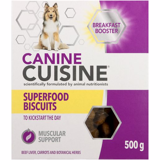 CANINE CUISINE BISC B/FST 500GR