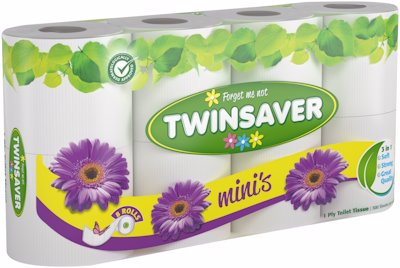 T/SAVER T/PAPER 1PLY 300 8'S