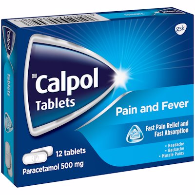 CALPOL TABLETS PAIN RELIEF 12'S