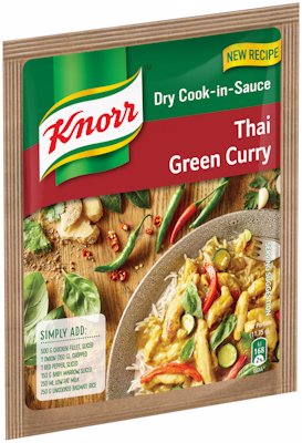 KNORR DRY COOK-IN-SAUCE THAI GREEN CURRY 47G