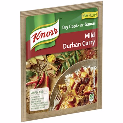 KNORR DRY COOK-IN-SAUCE MILD DURBAN CURRY 43G