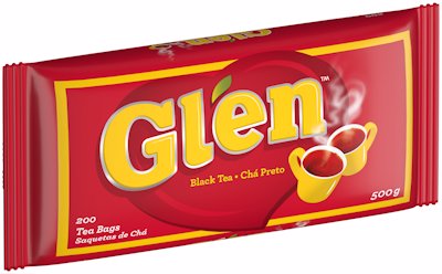 GLEN POUCH TAGLESS TEA BAGS 200'S