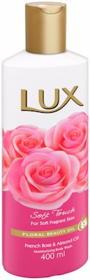 LUX BODY WASH SOFT TOUCH 400ML