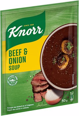 KNORR PACKET SOUP BEEF & ONION 50G