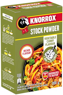 KNORROX VEGETABLE CURRY STOCK POWDER 200G