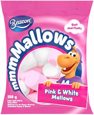 BEACON MMMMALLOWS PINK & WHITE 150GR