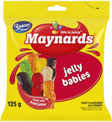 MAYNARDS FRUITY FLAVOURED ENERJELLY BABIES 125G