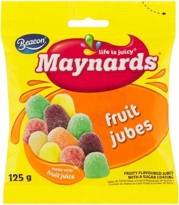 MAYNARDS FRUIT JUBES 125GR