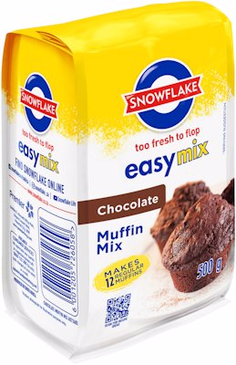 SNOWFLAKE MUFFIN EASY MIX CHOCOLATE 500GR