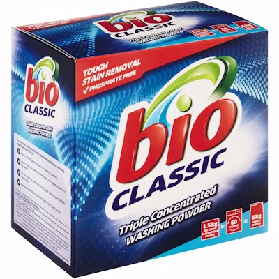 BIO CLASSIC TRIPLE CONCENTRATED WASHING POW 1.5KG