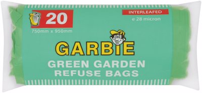 GARBIE GREEN BAGS 20'S