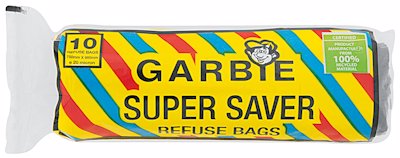 GARBIE SUPERSAVER REFUSE BAGS 10'S
