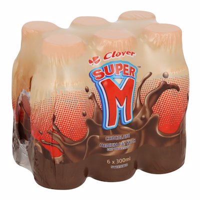 SUPER M CHOCOLATE 6'S 300ML