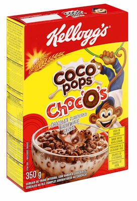 KELLOGGS C/POPS CHOC'O'S 350GR