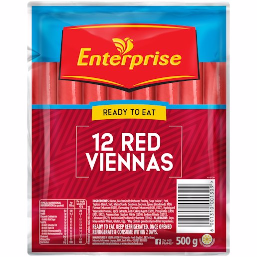 ENT VIENNAS RED KVI 500GR