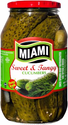 MIAMI CUCUMBERS SWEET & TANGY 760G