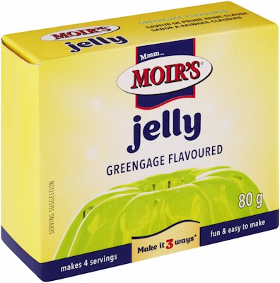 MOIR'S JELLY GREENGAGE FLAVOUR 80G