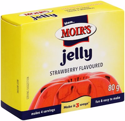 MOIR'S JELLY STRAWBERRY FLAVOUR 80G