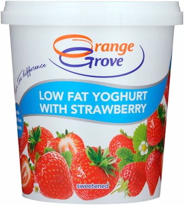 ORANGE GROVE LOW FAT YOGHURT STRAWBERRY 1KG