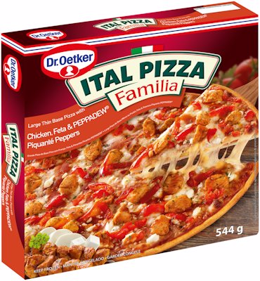ITAL PIZZA FAMILY CHEESE FETA 544GR
