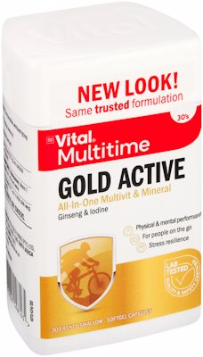 VITAL HEALTH MULTI-TIME GOLD ACTIVE 30'S
