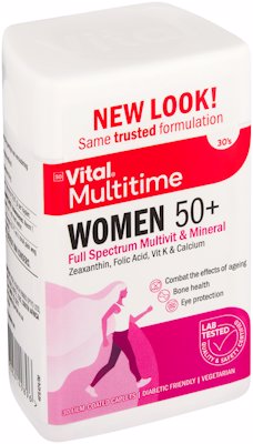 VITAL HEALTH WOMEN 50 PLUS MULTIVITAMIN 30'S