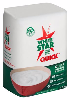 WHITE STAR QUICK SUPER MAIZE MEAL 2.5KG