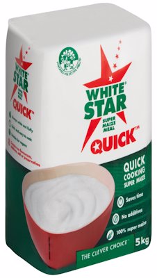 WHITE STAR QUICK COOKING SUPER MAIZE 5KG