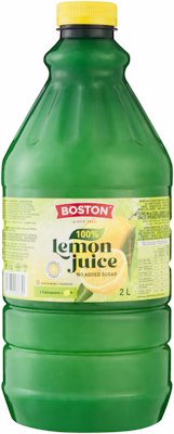 BOSTON LEMON JUICE 2LT