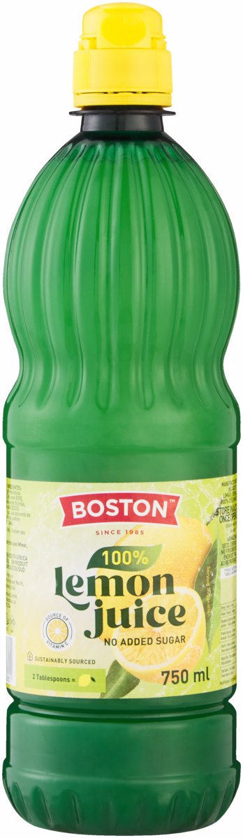 BOSTON LEMON JUICE 750ML