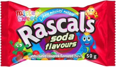 MS RASCALS SODA POPS 50GR